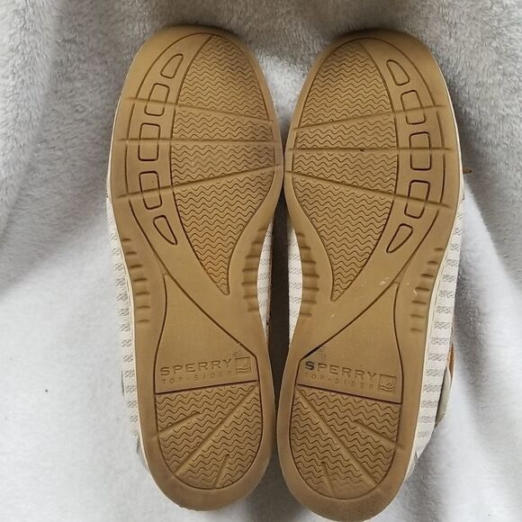 SPERRY TOP-SIDER WOMENS ANGELFISH SPARKLEY GRAY SZ 7.5 - Picture 7 of 8